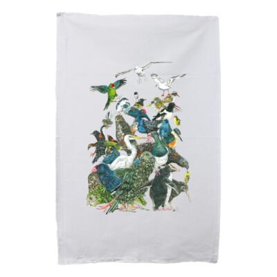 NZ Bird Crew Tea Towel Thumbnail