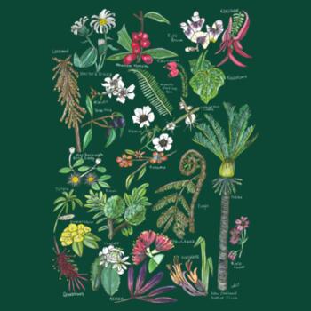 NZ Native Flora - AS Colour Mens Staple T shirt Design