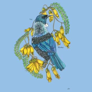 Tui + Kowhai - AS Colour Kids Youth T shirt Design