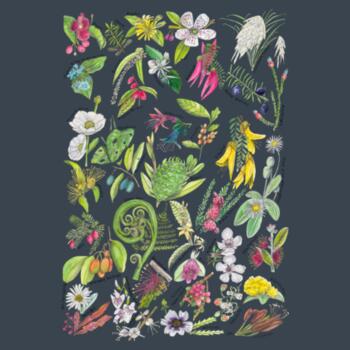 NZ Botanicals - AS Colour Kids Youth T shirt Design