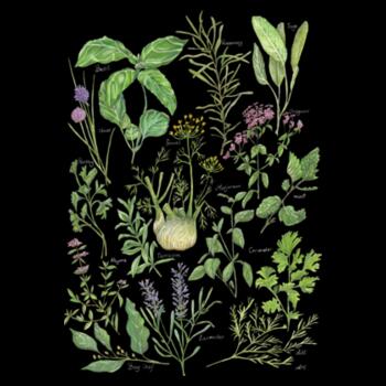 Garden herbs - AS Colour Kids Youth T shirt Design