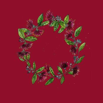 Pohutukawa Wreath - AS Colour Kids Youth T shirt Design