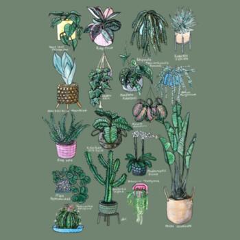 17 Indoor Plants - AS Colour Womens Mali Tee Design