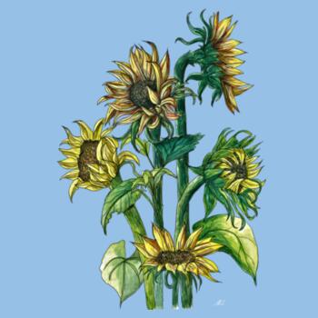 Sunflowers - AS Colour Kids Youth T shirt Design