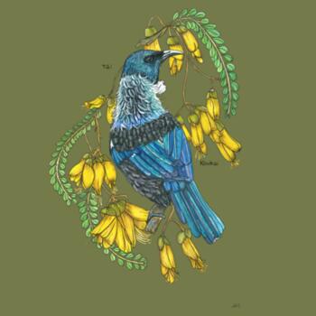 Tui + Kowhai - Tote bag - AS Colour Carrie Tote Bag  Design