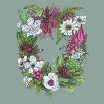 Festive NZ Flora - AS Colour Mens Staple T shirt Design