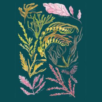 Seaweed & Kelp - AS Colour Womens Maple Tee Design