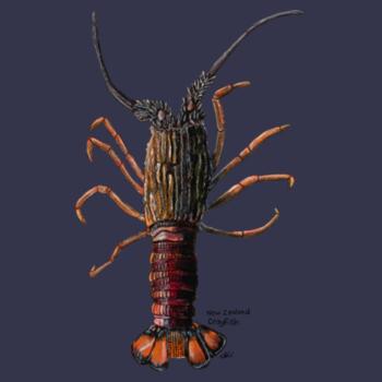 NZ Native Crayfish - AS Colour kids Hoodie Design