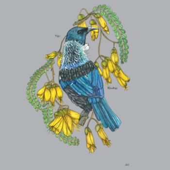 Tui + Kowhai - AS Colour Mens Crew Sweater Design