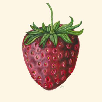 The Big Strawberry  - AS Colour Carrie Tote Bag  Design
