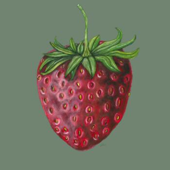 The Big Strawberry  - AS Colour Womens Maple Tee Design