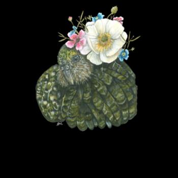 Crowned Kakapo - AS Colour Kids Youth T shirt - AS Colour Kids Youth T shirt Design