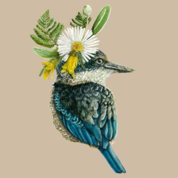 Crowned Kotare - AS Colour Kids Youth T shirt Design