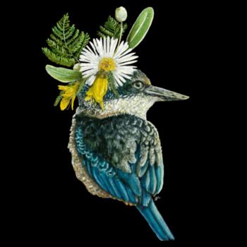 Crowned Kotare - AS Colour Womens Maple Longsleeve Tee Design