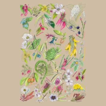 NZ Botanicals - AS Colour Kids Youth T shirt Design
