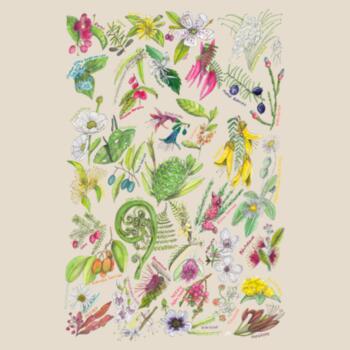 NZ Botanicals - AS Colour Womens Maple Tee Design