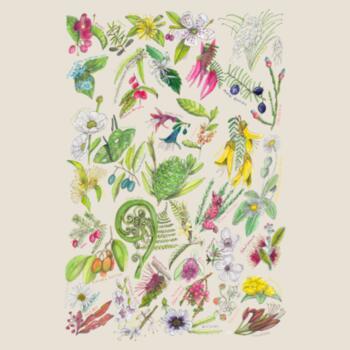 NZ Botanicals - AS Colour Womens Mali Tee Design