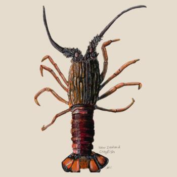NZ Crayfish - AS Colour Linen Apron Design
