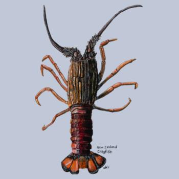 NZ Native Crayfish - AS Colour women's Crew relax crew Design