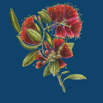 Pohutukawa Portrait - Cushion Cover Design