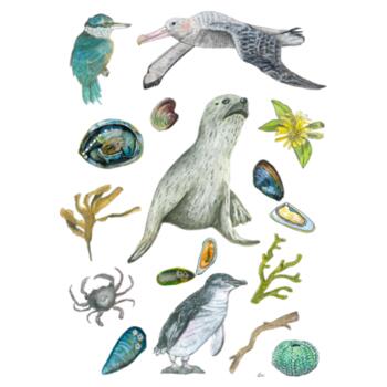 Beach Day - AS Colour Womens Maple Tee Design