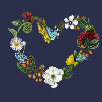 New Zealand with Love  - AS Colour Kids Youth T shirt Design