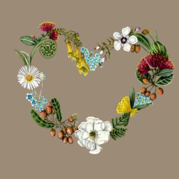 New Zealand with Love  - AS Colour Womens Maple Tee Design