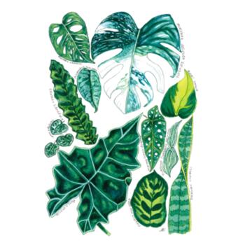 Leafy 11  - Tea Towel Design