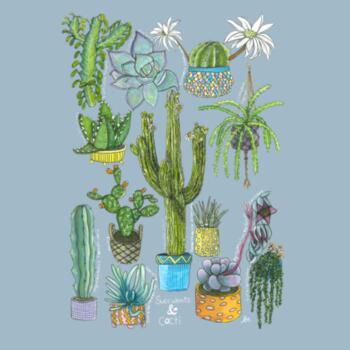 Succulents & Cacti  - AS Colour Mens Staple T shirt Design