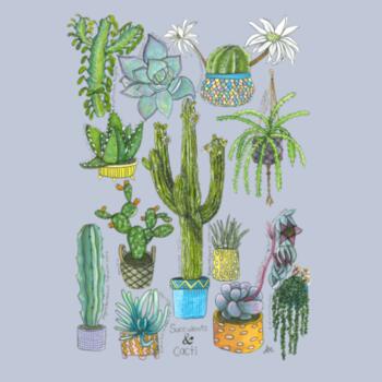 Succulents & Cacti - AS Colour Womens Maple Tee Design