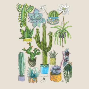 Succulents & Cacti - AS Colour Womens Mali Tee Design