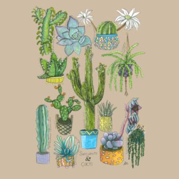 Succulents & Cacti - AS Colour Mens Staple T shirt Design