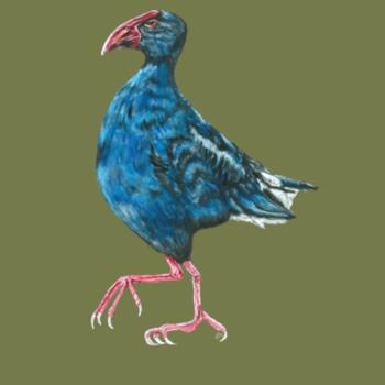 Perky Pukeko - AS Colour Kids Youth T shirt - AS Colour Kids Youth T shirt Design