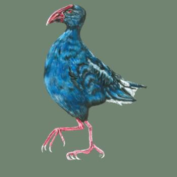 Perky Pukeko - AS Colour Womens Mali Tee - AS Colour Womens Mali Tee Design