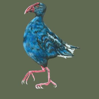 Perky Pukeko - AS Colour Mens Relax Hood Design