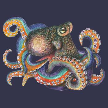 Oscar the Octopus - AS Colour Womens Maple Tee Design