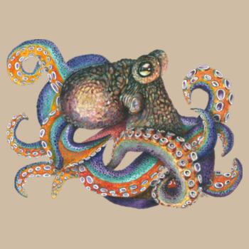 Oscar the Octopus - AS Colour Womens Maple Tee Design