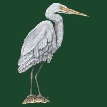 White Heron - AS Colour Womens Maple Tee Design