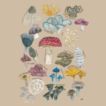 Mushroom & Fungi  - AS Colour Kids Youth T shirt Design