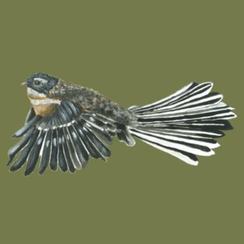 Piwakawaka -As colour kids/youth T-shirt Design