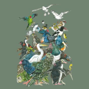 NZ Bird Crew - AS Colour Mens Staple Tee - AS Colour Mens Staple Tee Design