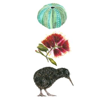 Kiwiana Collection Tea Towel Design