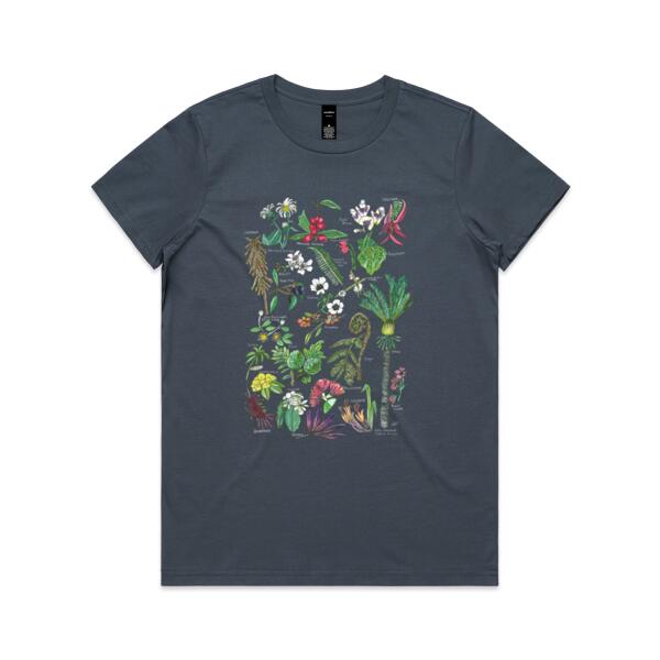 NZ Native Flora - AS Colour Womens Maple Tee Thumbnail