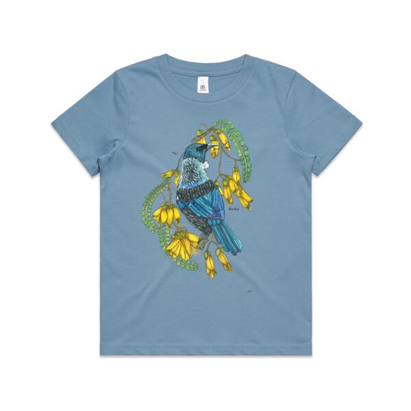 Tui + Kowhai - AS Colour Kids Youth T shirt Thumbnail