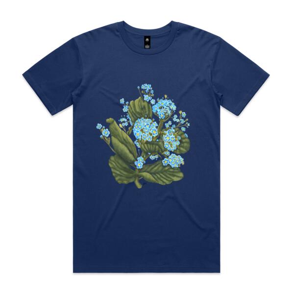 Chatham Island Forget me not  - AS Colour Mens Staple T shirt Thumbnail