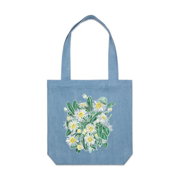 Marlborough Rock Daisy Cluster - AS Colour Denim Carrie Tote Thumbnail