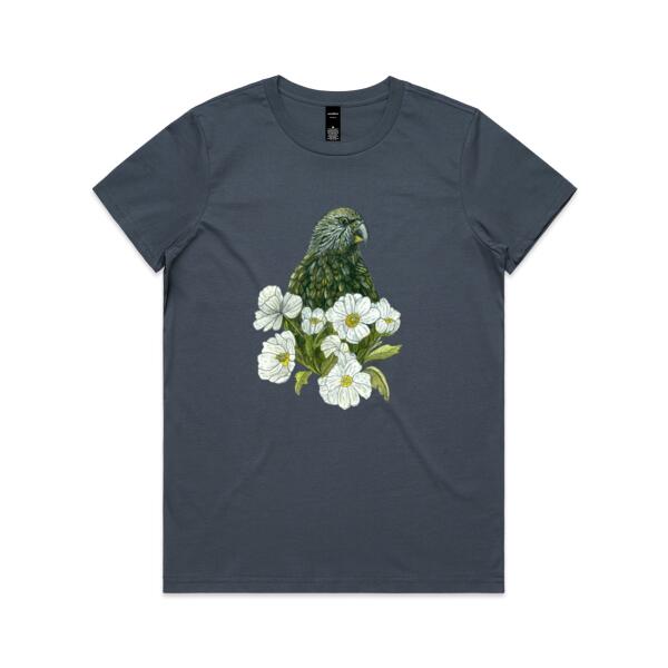Kea + Mt Cook Buttercup - AS Colour Womens Maple Tee Thumbnail