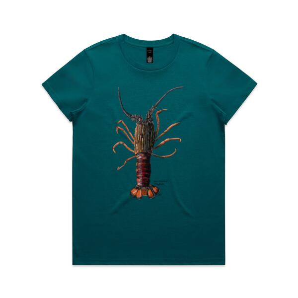 NZ Native Crayfish - AS Colour Womens Maple Tee Thumbnail