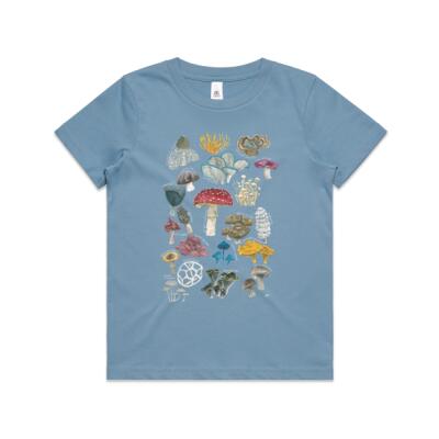 Mushrooms & Fungi - AS Colour Kids Youth T shirt Thumbnail