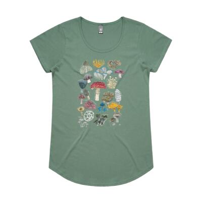 Mushrooms & Fungi - AS Colour Womens Mali Tee Thumbnail